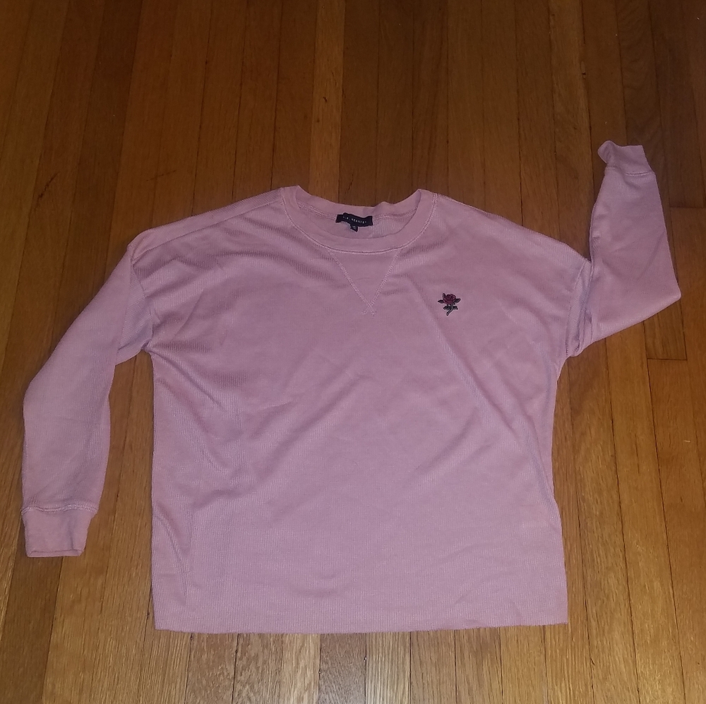 L.A. Heart top. Pink. Rose